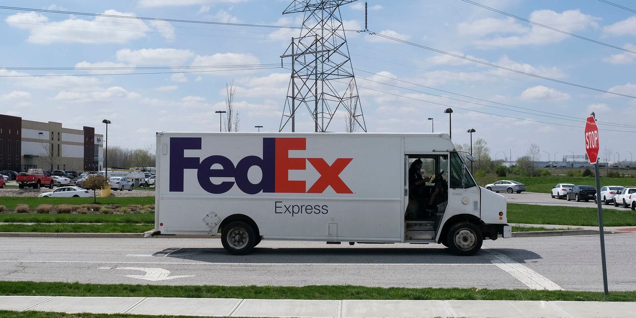 these-stocks-are-moving-the-most-today:-fedex,-tesla,-amazon,-peloton,-and-more